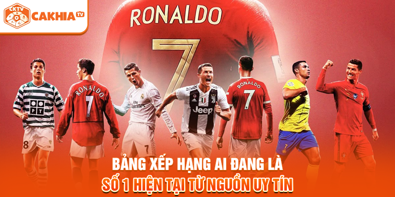 Bảng xếp hạng ai đang là số 1 hiện tại từ nguồn uy tín